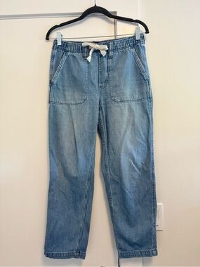 Gap UltraSoft Denim Pull-On Tapered Jogger Jeans Size Small
